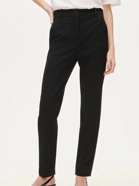 Black High Rise Cameron Pant in Four-Season Stretch